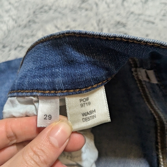 Reformation High Rise Harper Skinny Jeans Blue  Destin  Size 29 - Picture 6 of 11